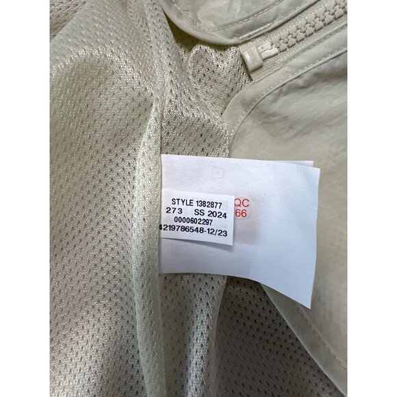 Under Armour Mens UA Legacy Crinkle Vest Beige M Loose Fit Lightweight - Picture 9 of 10